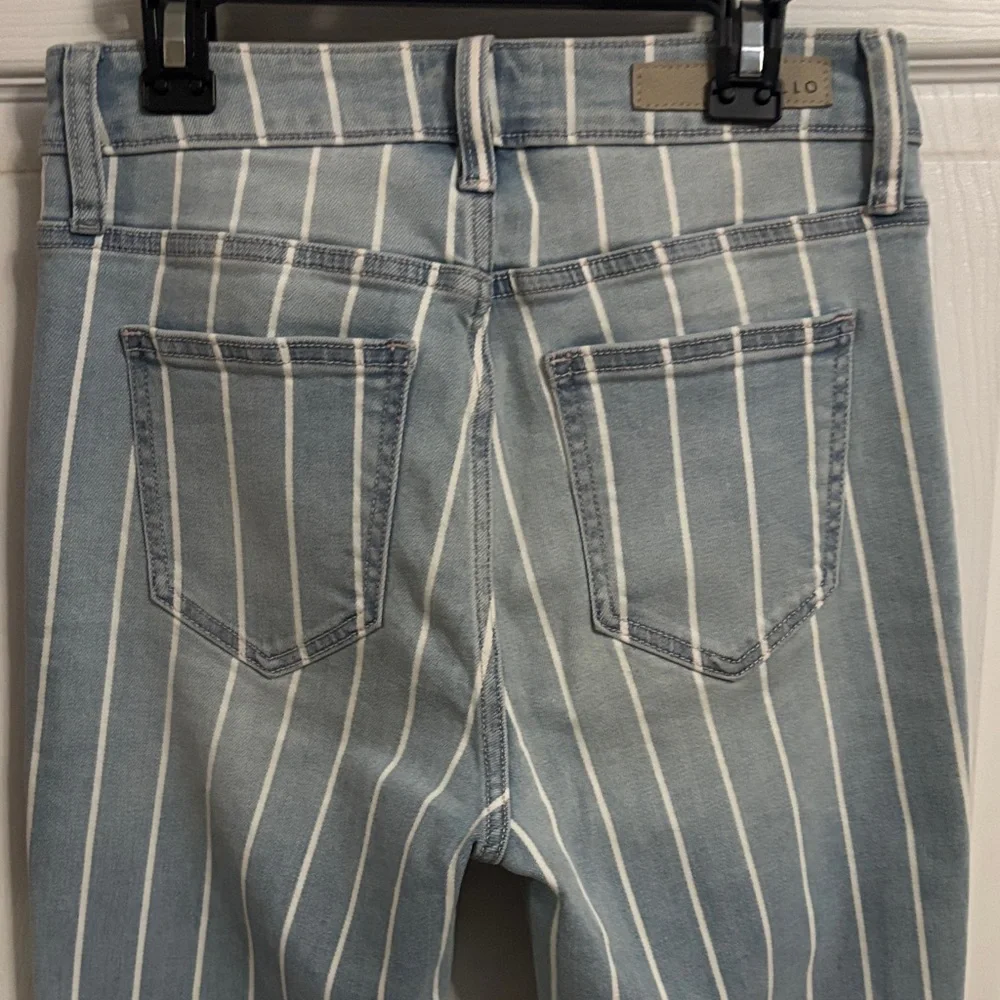 Cello Light Blue Jeans with White Pinstripes - Picture 8 of 11